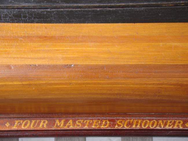 A fine Antique Half-Hull Model of a Four-Masted Schooner built in 1903 — image 4